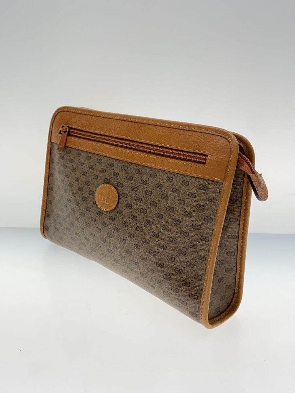Gucci Bag 6063 113 Clutch Brown All Camel 014 over Brown Tan